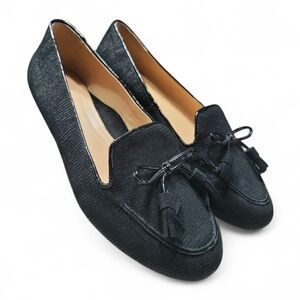 Nurture "Gabbey" Black Slip-on Loafers Size 7 1/2 M